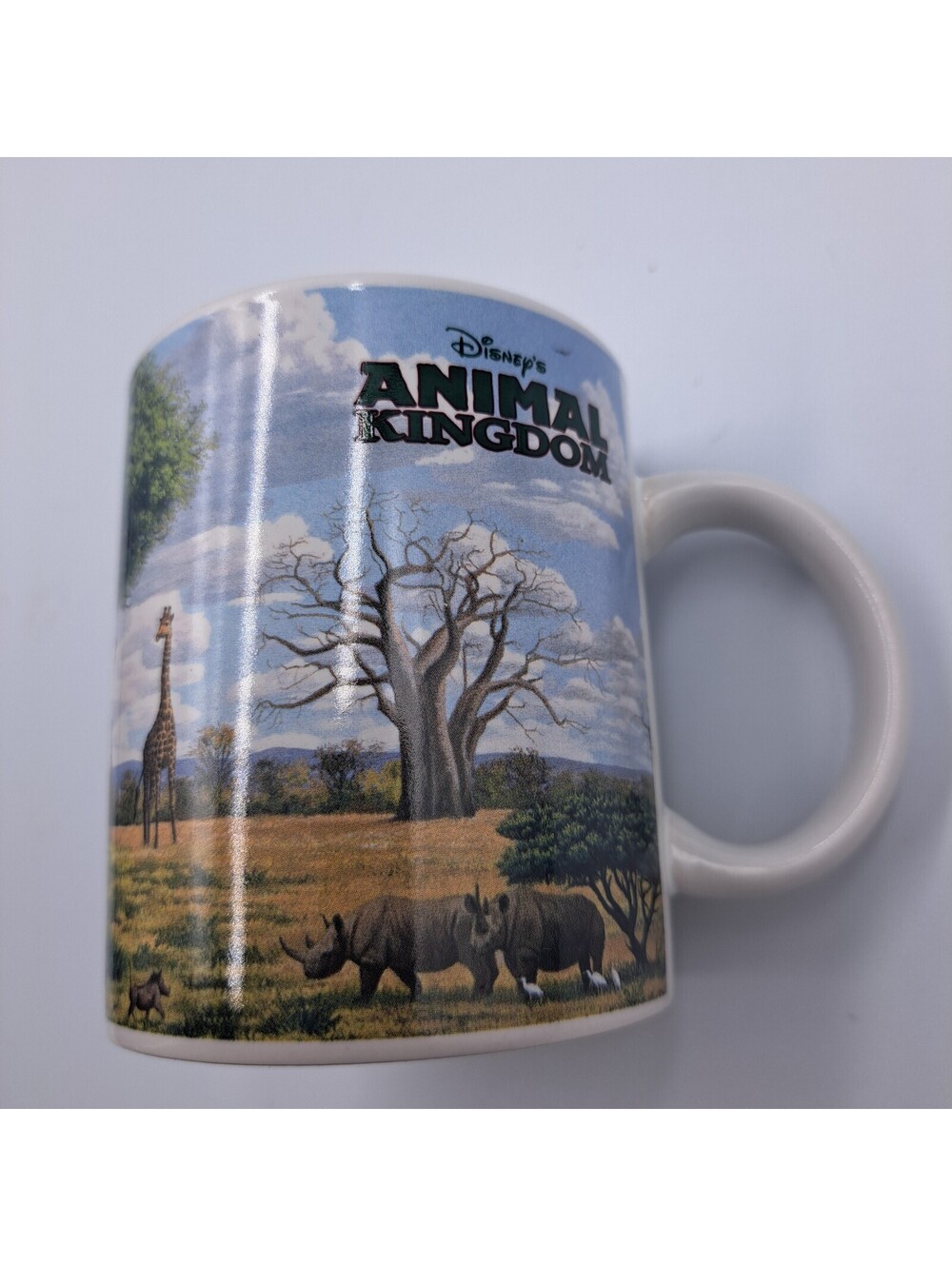 Disney Animal Kingdom Vintage Coffee Tea Mug 98 Tree Of Life Nature Collectable